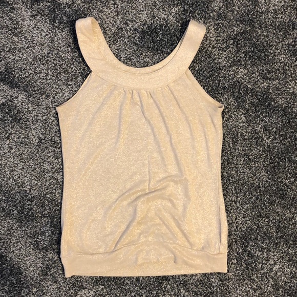 EUC Gold Old Navy Circle Neck Tank - Picture 6 of 7